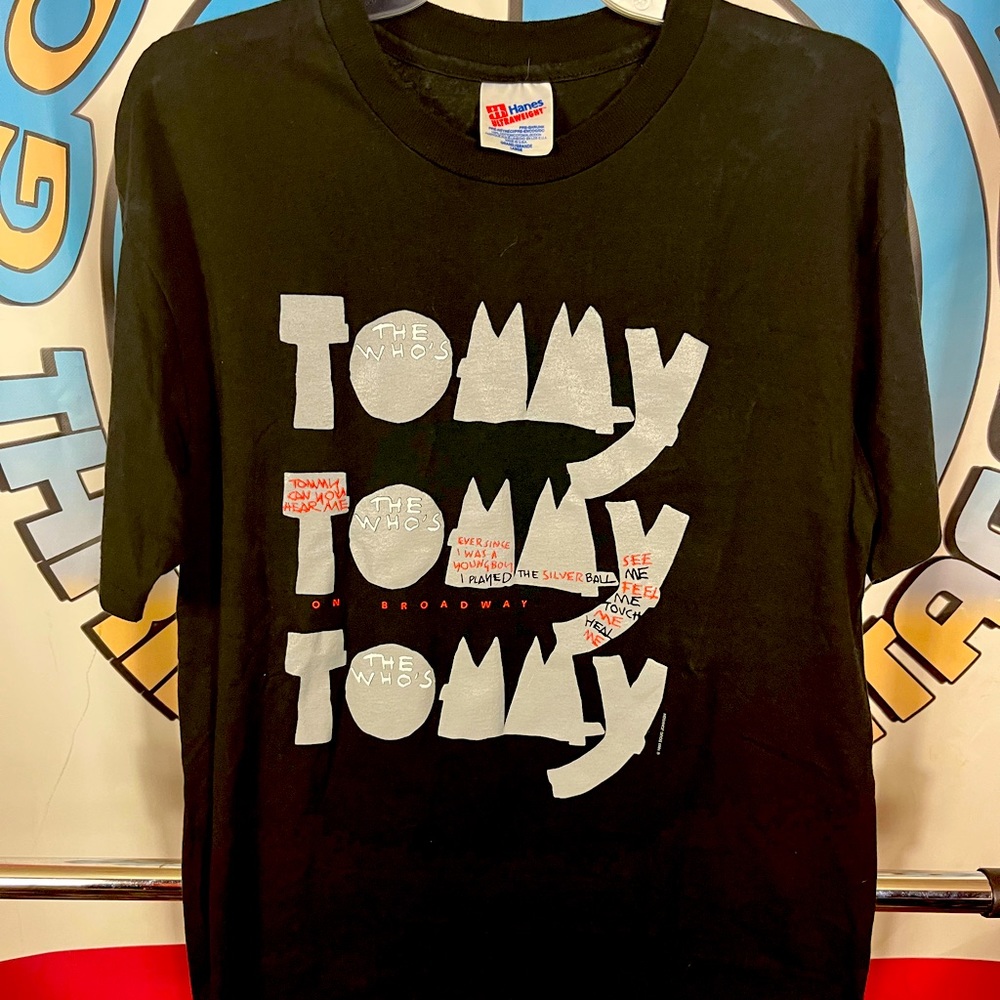 Vintage 1993 The Who Tommy on Broadway Mens Tee Shirt